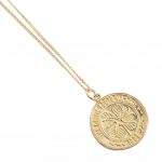 TM 05075 Celtic FC 18ct Gold Plated on Silver Pendant Chain