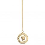 TM 05076 Chelsea FC 18ct Gold Plated on Silver Pendant Chain