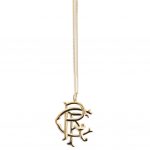TM 05080 Rangers FC 18ct Gold Plated on Silver Pendant Chain