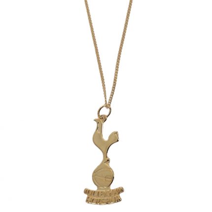 TM 05081 Tottenham Hotspur FC 18ct Gold Plated on Silver Pendant Chain