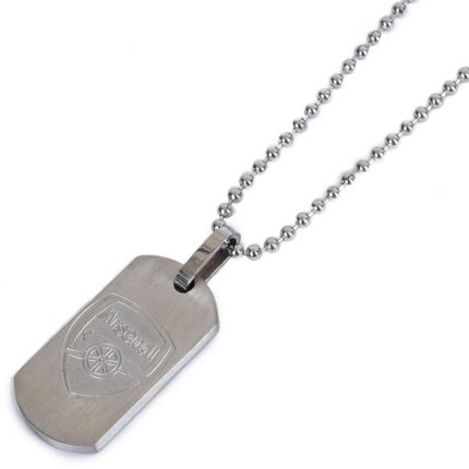 TM 05104 Arsenal FC Matt Finish Dog Tag Chain