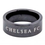 TM 05135 Chelsea FC Black Ceramic Ring Small