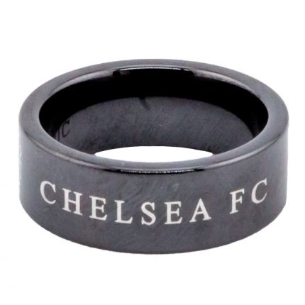 TM 05135 Chelsea FC Black Ceramic Ring Small