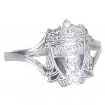 TM 05155 Liverpool FC Sterling Silver Split Shank Ring Small