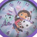 TM 05240 Gabbys Dollhouse Wall Clock