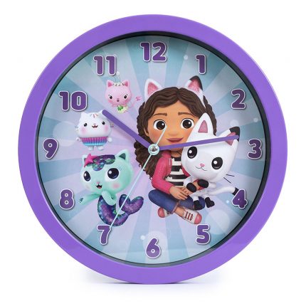 TM 05240 Gabbys Dollhouse Wall Clock