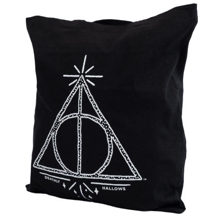 TM 05252 Harry Potter Deathly Hallows Canvas Tote Bag