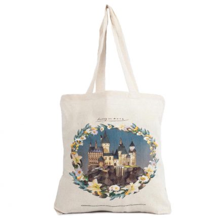 TM 05255 Harry Potter Hogwarts Castle Canvas Tote Bag